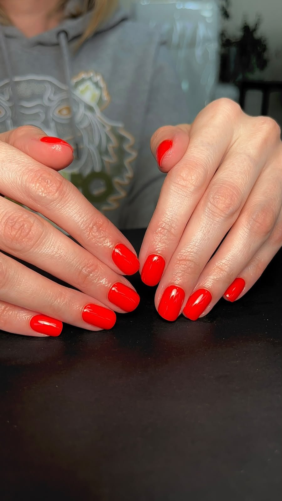 White manicure detail